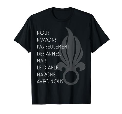 Chant du diable, foreign legion song verse T-Shirt