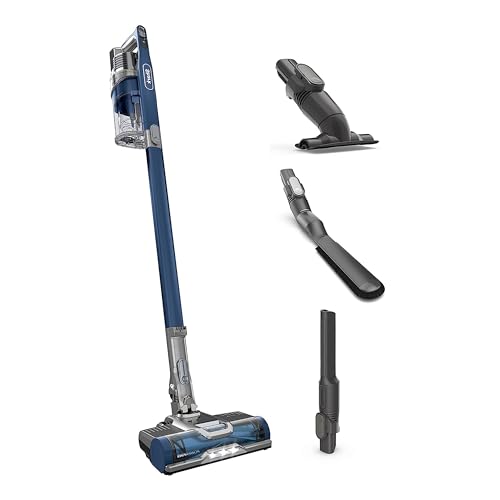 Shark IZ361H Pet Plus Anti-Allergen Cordless Stick Vacuum, Lightweight with Self-Cleaning Brushroll, PowerFins, Removable Handheld, Crevice, Upholstery, & Anti-Allergen Tools, 40 Min Runtime, Blue