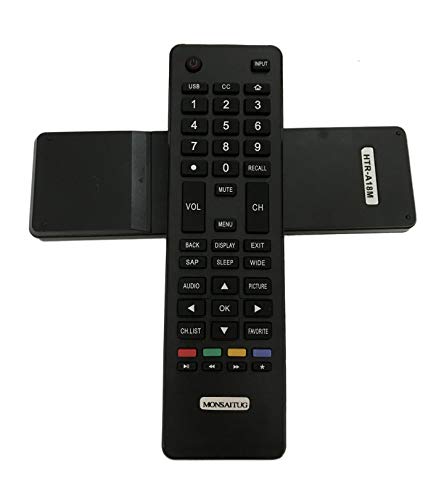 Replacement Remote Control for Haier 24E2000 32E3000 32F2000 LE32F2220 40E2500 48DR3505 50E3500 55DA5550 55UGX3500 55UGX3200C 65E3550 65UGX3500 75UGX3550 TV