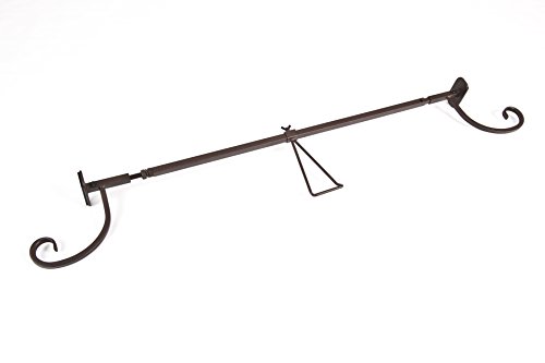 [Front Door Garland Hanger] - Adjustable to Different Door Widths | Heavy-Duty Cast Iron | Decorative Christmas and Holiday Decor | No Nails or Screws - No Damage to Your Door