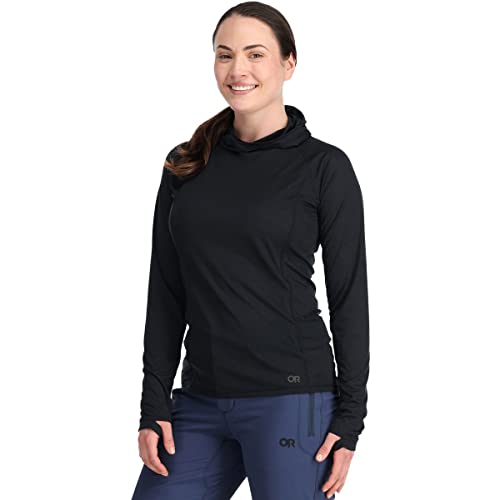 Outdoor Research Women's Echo Hoodie – Quick Drying Active Hooded Sweatshirt Black