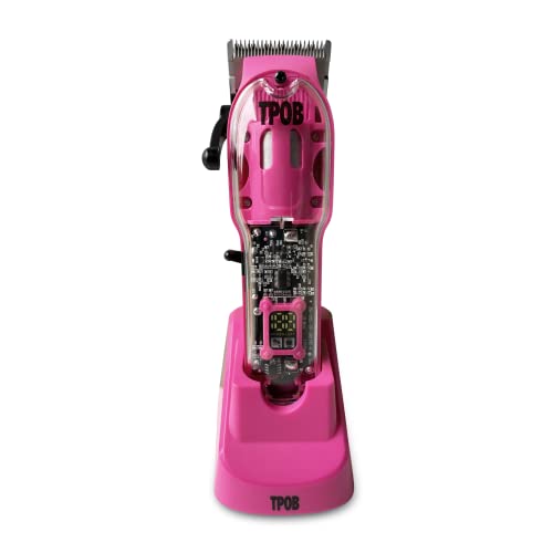 TPOB Candy (Slime 2) Professional Hair Clipper - 6800 RPM Whisper Quiet Barber Clipper w/Color Coded Cutting Taper Blade for The Closest Haircut and Beard Trims
