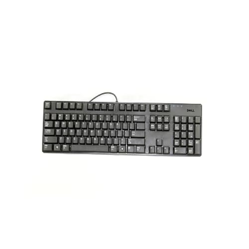 Genuine Dell M372H, N242F, T347F, SK-8175, KB1421, L30U Black Slim Quiet Keys USB Keyboard for Notebook and Desktop Systems with USB Ports