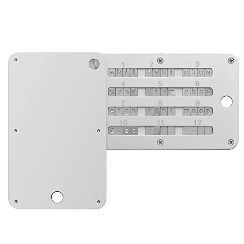 Crypto Wallet,Steel Bitcoin Wallet,Cryptocurrency Seed Backup Cold Storage,Cold Wallet for Crypto Seed Storage,Hardware Wallet,Compatible with KeepKey,Ledger, Trezor,Coldcard, Supports up to 24 Words