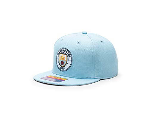 Fan Ink Manchester City 'Dawn' Adjustable Snapback Hat - Light Blue