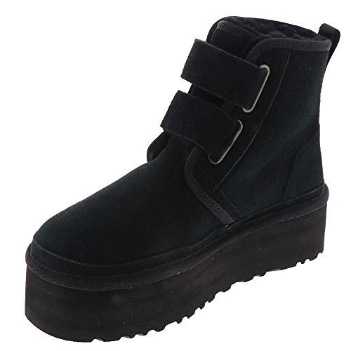 UGG Women's Neumel Platform Boot, Black, 8