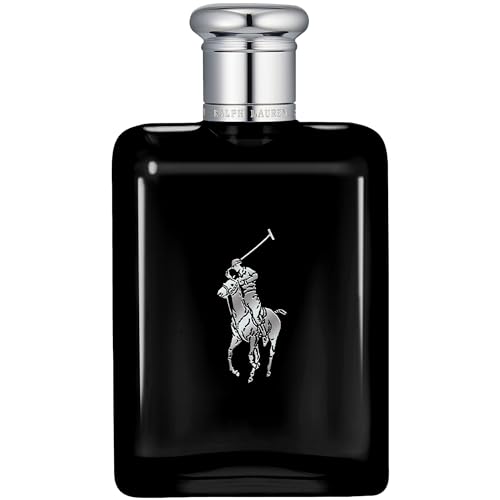 Ralph Lauren FRAGRANCES Polo Black - Eau de Toilette - Men's Cologne - Woody & Fresh - With Patchouli, Sandalwood, and Mandarin - Medium Intensity - 6.7 Fl Oz