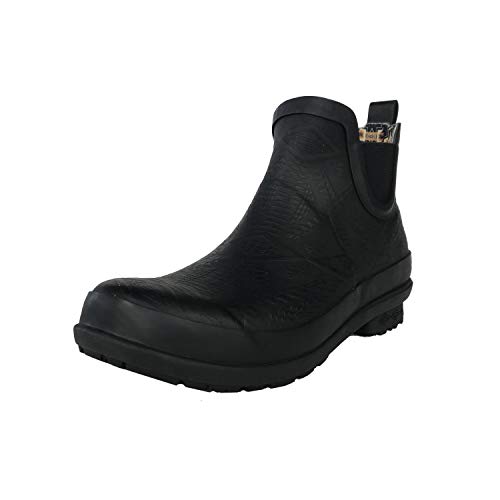 Pendleton Women’s Heritage Chelsea Slip-Resistant Rain Boot, Black, Size 9
