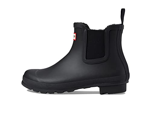 Hunter Footwear Women's Original Chelsea Insulated Rain Boot, Black, 8