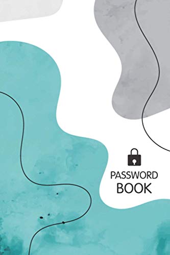 Password book: Log book password keeper with alphabetical tabs | Book organizer | Small journal and notebook for website addresses, logins and passwords