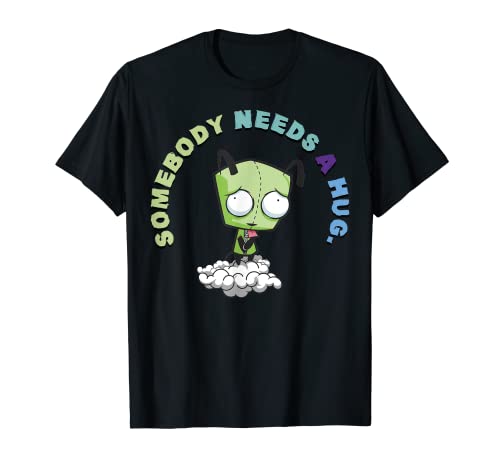 Invader Zim Gir Somebody Needs A Hug Sad Portait T-Shirt
