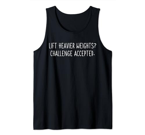 Humorous Workout Challenge for Fitness and gym Coach Tank Top