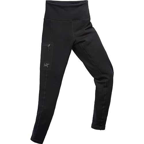 Arc'teryx Rho Heavyweight Bottom Women's | Warm Polartec Stretch Fleece Base Layer | Black, Medium