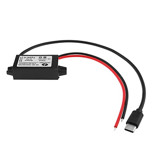 DC Converter Buck Module DGZZI 24V/12V to Type-C USB 5V 3A 15W DC-DC Converter Step Down Adapter for Car
