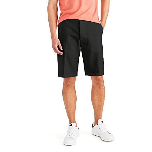 Dockers Men's Perfect Classic Fit Shorts (Regular and Big & Tall), Mineral Black-Performance, 32