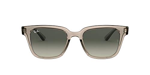 Ray-Ban Rb4323 Square Sunglasses, Transparent Grey/Light Grey Gradient Dark Grey, 51 mm