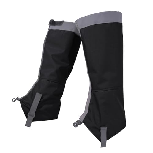 COOLHOOD Adjustable Snow Boot Gaiters Warmer Shoes Cover Anti-Tear Hiking Gaiters Breathable Shoe Gaiters for Men & Women Outdoor Leg Gaiters Adjustable Breathable Hiking Climbing Leg Gaiters