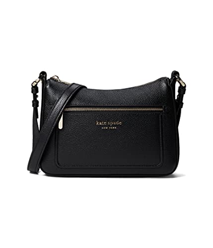 Kate Spade New York Hudson Pebbled Leather Medium Crossbody Black One Size