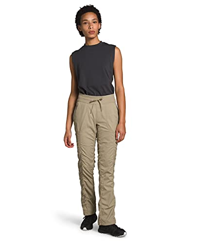THE NORTH FACE Women's Aphrodite 2.0 Pant (Standard and Plus Size), Twill Beige, Small Regular