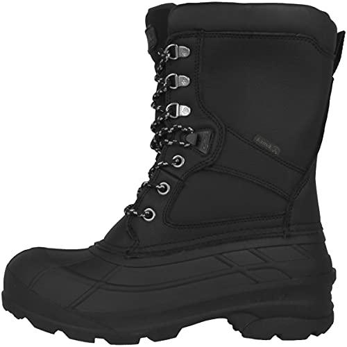 Kamik Men's NationPro Snow Boot, Black, 11 M US