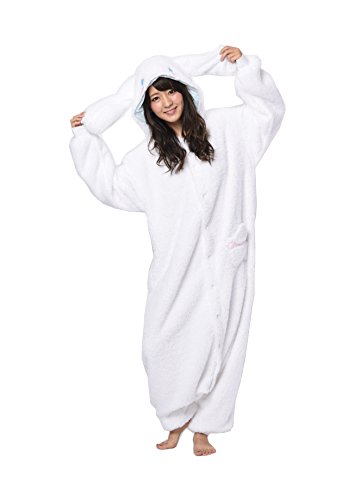 SAZAC Kigurumi - Sanrio Cinnamoroll - Onesie Jumpsuit Halloween Costume (X-Large)