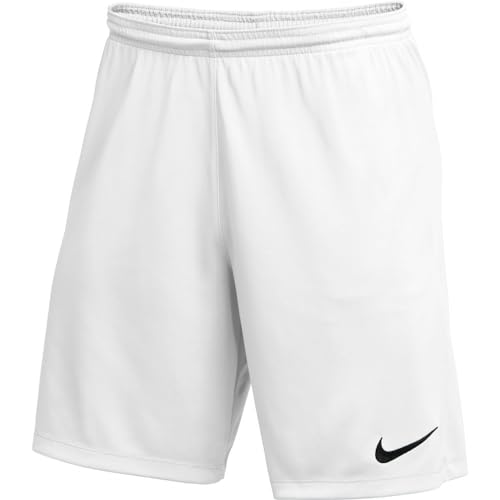 Nike Park III Shorts (Small) White/Black