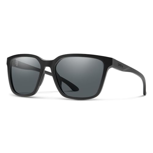 SMITH Shoutout Sunglasses – Performance Sports Active Classic Sunglasses – For Men & Women – Matte Black + Black ChromaPop Polarized Lenses