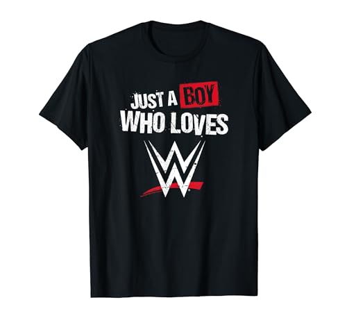 WWE Just A Boy Who Loves Wrestling T-Shirt
