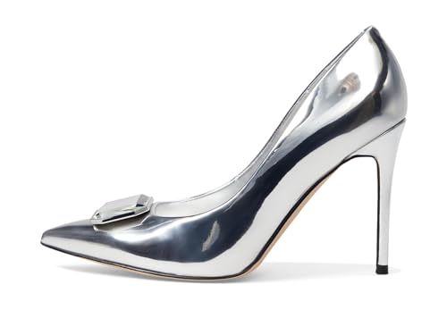 Nine West Women's FARAS Pump, Silver 040, 10