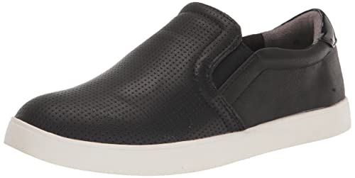 Dr. Scholl's Shoes Women's Madison Slip On Fashion Sneaker, Black Nubia Perf, 7.5