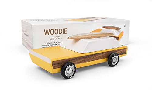 Candylab Toys - Americana Collection - Premium Handcrafted Wooden Car Toy - Woodie
