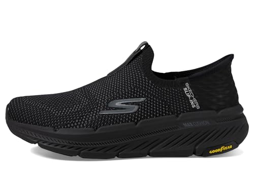 SKECHERS Men's Max Cushioning Premier 2.0, Black/Black, 11
