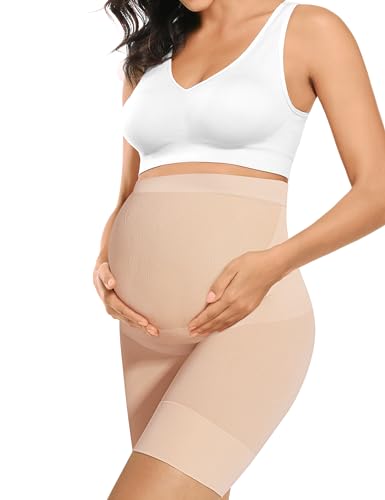 Maternity Dress Underwear Maternity Shapewear Maternity Belly Support Maternity Dress for Baby Shower Pregnancy Shapewear Baby Shower Dress Nude M