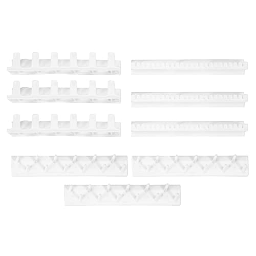 NOVAZEN Wall - Mounted Adhesive Necklace Hanger, 9pcs Jewelry and Accessory Organizer, Perfect for Keys, Rings, and Earrings