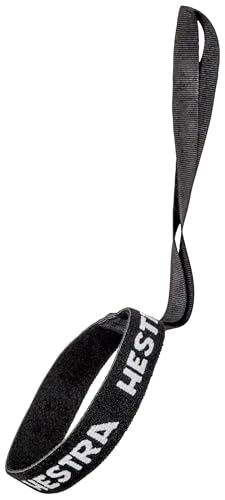 Hestra Men's Slim Handcuffs Glove Strap 100/17mm (Size 8-11) I Ski Glove Leash - Black - 1