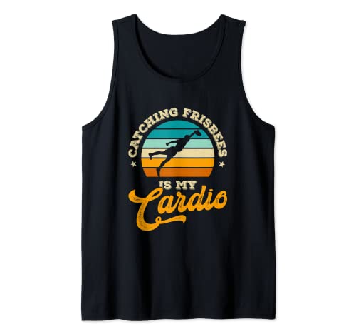 Catching Frisbees Is My Cardio Ultimate Frisbee Tank Top