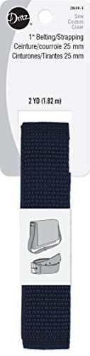 Dritz Straps and Handles, 2-Yards, Navy Polypro Belting, 1 Count (Pack of 1)
