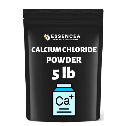 Calcium Chloride 5Lb by Essencea Pure Bulk Ingredients | Used as Calcium Supplement | Pure Calcium Chloride Powder | Bulk Bag 80 Ounces