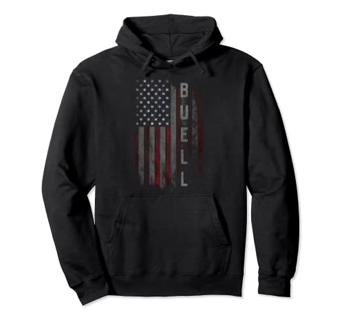 Buell Family American Flag T-shirt Gift For Men Pullover Hoodie