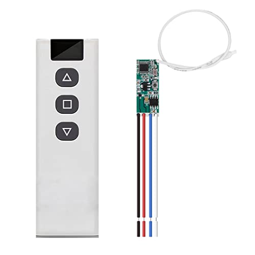 12V DC Motor Drive Forwards and Reverse Controller Module Switch, DC 3V~18V 433Mhz RF Wireless Remote Electric Push Rod Motor Controller for Rolling Door, Electric Curtains/Locks, Water Pump