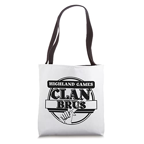 Brus Highland Games Scottish Clan Tote Bag