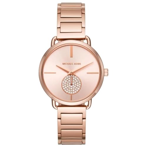 Michael Kors Women's Portia Rose Gold-Tone Watch (Model: MK3640)