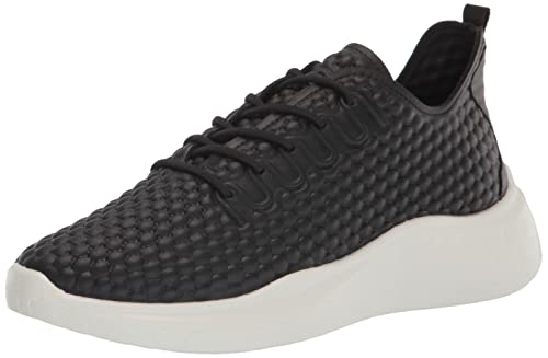 ECCO Women's Therap Lace Sneaker, Black, 9-9.5