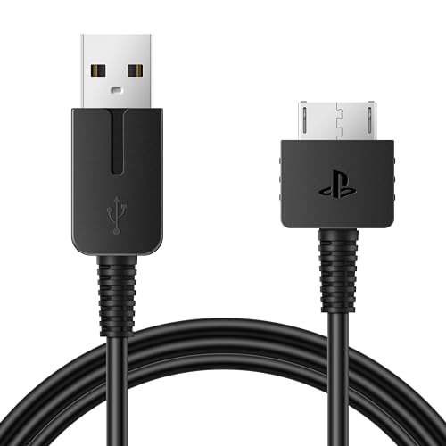 Funturbo Upgraded PS Vita Charger Cable, Playstation Vita Charging Cable PSV 1000 USB Data & Power Charger Cord 3.3 ft