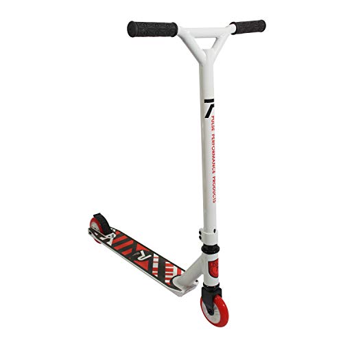 Pulse Performance Products KR2 Freestyle Scooter - Beginner Kick Pro Scooter for Kids - Red , 7.1 x 29.1 x 12.2 inches