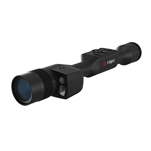 ATN X-Sight 5 LRF 3-15x Smart Day/Night Gen 5 Scope w/Ballistics Calc, 12MP Resolution, Video Record, Wi-Fi, 14hrs+ Battery