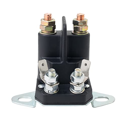 Annolai 117-1197 Solenoid 12V for Toro Timecutter ss5000 z4200 ss4225 ss4235 Parts 4 Terminal 12 Volt Solenoid for Toro 1-513075 E513075 Z 74629 74209 74360 74410 74616 74625 TimeCutter EXMARK 513075
