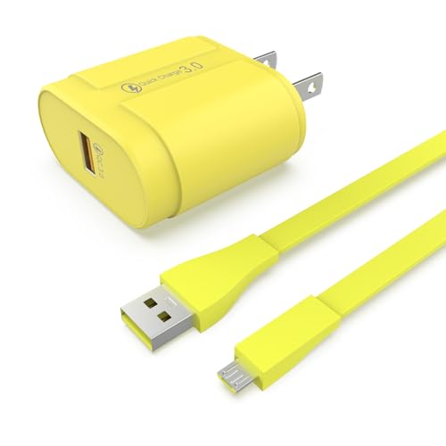 Gneinour Micro USB Charger Compatible with Bushnell Wingman GPS Speaker, Bushnell Neo Ghost/Phantom, Lzzo Swami 6000 4000 Golf GPS, Foretrex 601, GolfBuddy Voice Voicex VT3 VS4 Golf GPS