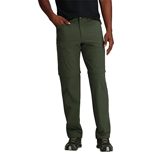 Outdoor Research Men’s Ferrosi Convertible Pants, 32” Inseam – Quick Drying Verde