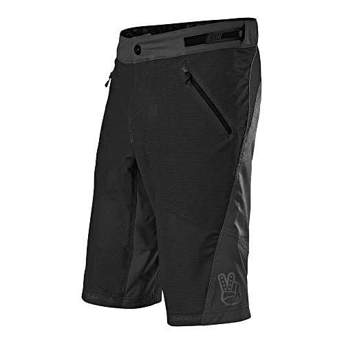 Troy Lee Designs Mens Skyline Air Padded Shorts Mountain Bike Cycling for Warm/Hot Weather MTB Racing Downhill Trail XC Enduro Downhill Gravel eBike. Premium Clothing Gear Accessory - Black, 32